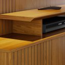 Ver imagem 5 de Painel para Tv Ariel com Rack Ideal para Tv até 65":cumaru