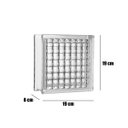 Ver imagem 5 de Tijolo de Vidro 19 X 19 X 8 Cm Cristal Paralelo Incolor 06 Unidades Tradestar