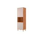 Ver imagem 1 de Paneleiro de Cozinha Esplêndida Torre Quente C/ 4 Portas e 1 Nicho P/ Forno 70cm Cinamomo/off White