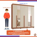 Ver imagem 4 de Guarda-roupas Milano 100% Mdf Tuboarte 6 Portas 4 Gavetas 6 Espelhos