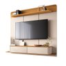 Home Painel Decorativo Suspenso Messier para Tv até 70 Polegadas Off White/cinamomo G26 - Gran Belo - 2