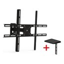 Ver imagem 2 de Suporte Articulado Tv Parede de 10 até 85 Polegadas + Suporte Dvd Receptor Blu-ray Sbrp430 Brasforma