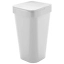 Ver imagem 1 de Lixeira 15 Litros para Cozinha ou Banheiro Cesto de Lixo Plástico Izzy OU Branco