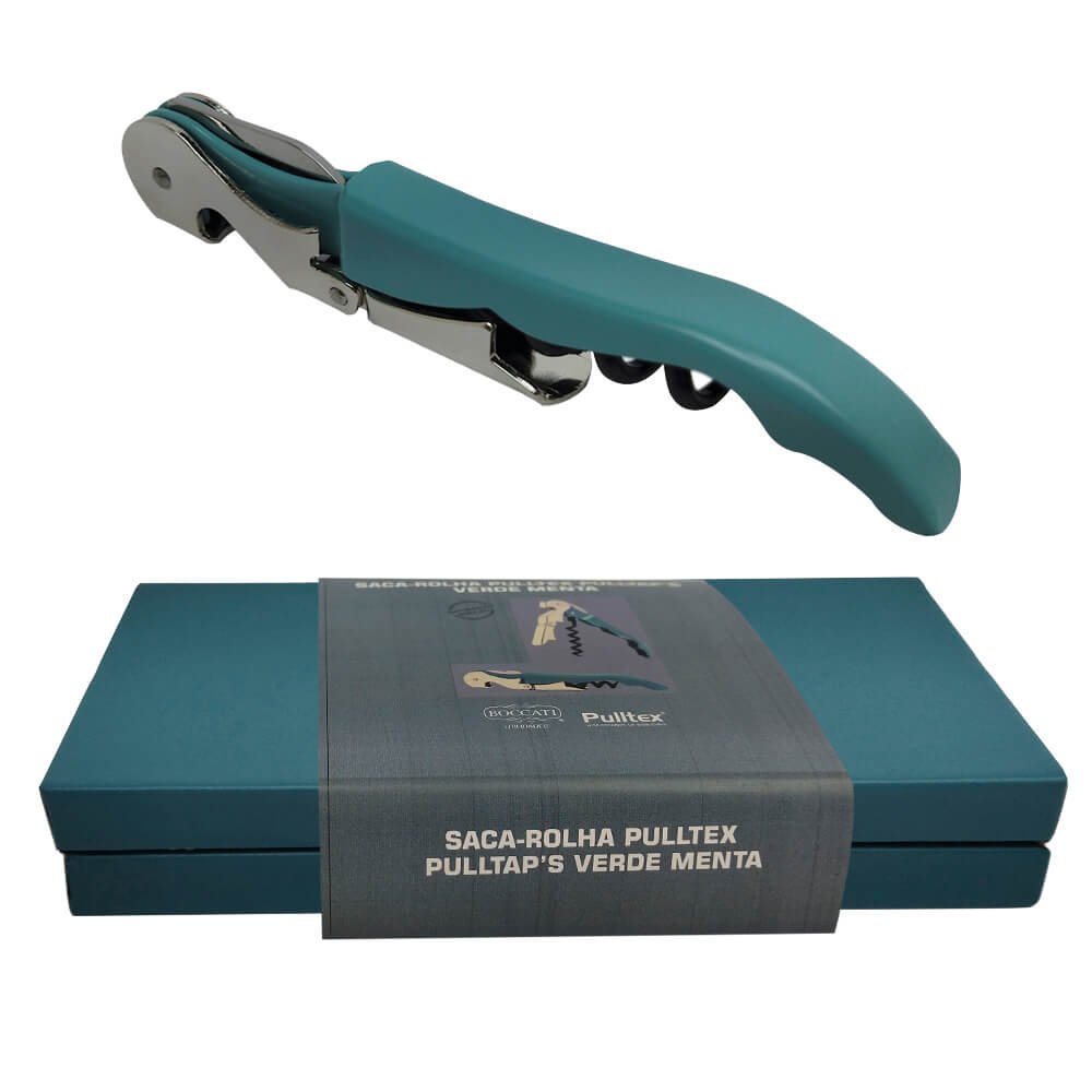 Saca-rolha Pulltex Pulltaps Verde Menta e Caixa Ecológica - 3