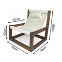 Ver imagem 3 de Poltrona para Jardim Gran Explorer Rustic Yescasa Marrom/Nogueira