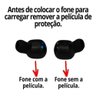 Fone de Ouvido Bluetooth Preto In-ear P/ Iphone 12 Mini - 6