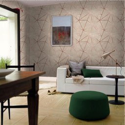 Papel De Parede Para Quarto Casal E Sala Rose Fio Rose 9M - 4