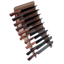 Ver imagem 3 de Display Expositor para 10 Facas em Mdf Amadeirado