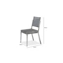 Ver imagem 4 de Conjunto Sala de Jantar Mesa Natani 160x90cm com 6 Cadeiras Natani Junco Yescasa Cinza/Preto/Cromado