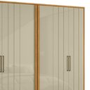 Ver imagem 7 de Guarda Roupa Casal 250cm com 6 Portas Vibe Opala/cumaru Z10 - Mpozenato