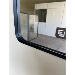 Espelho Retangular Moldura Metal Luxo 80x50 - 2