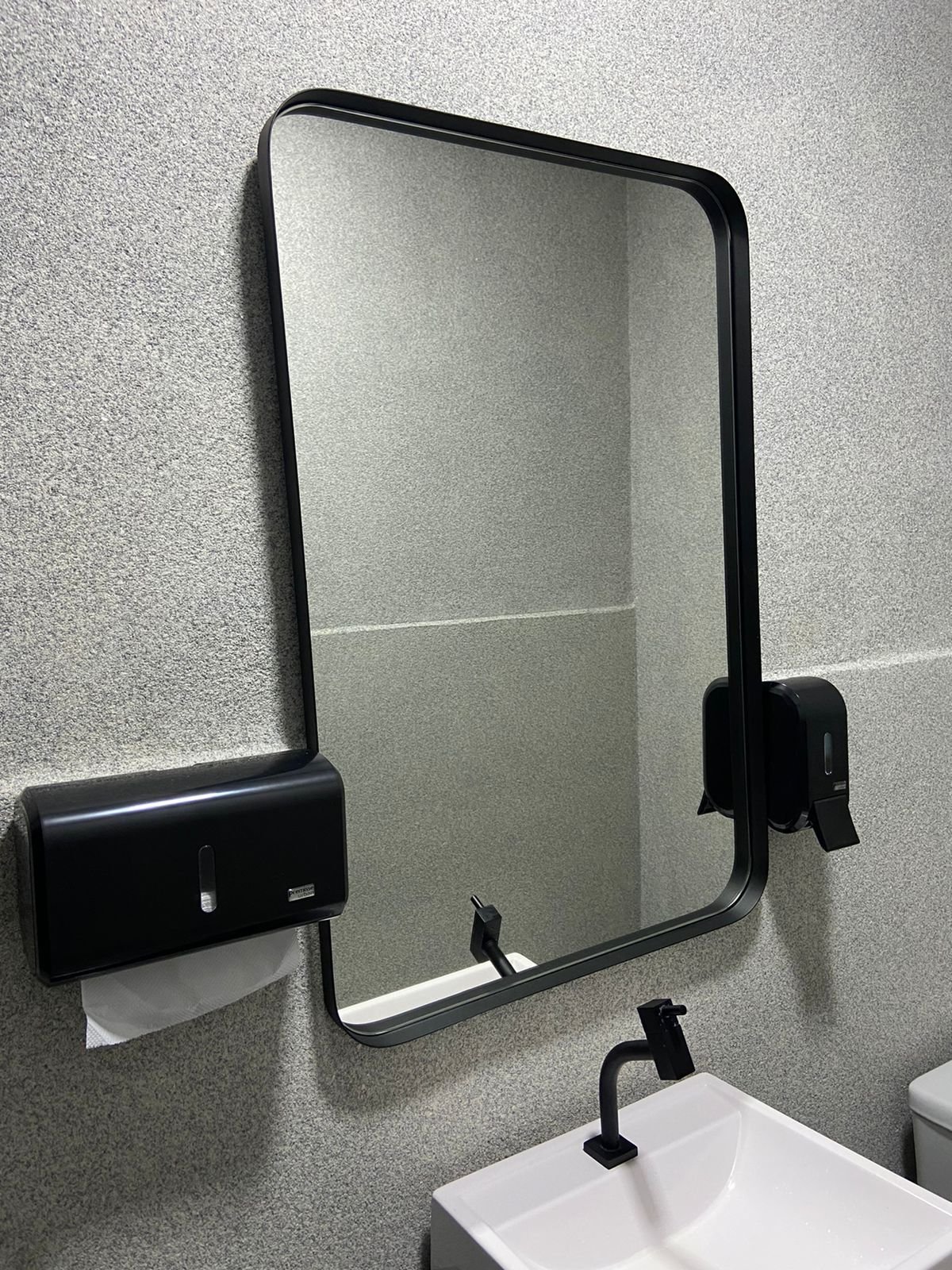 Espelho Retangular Moldura Metal Luxo 80x50 - 3