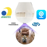 Lâmpada Led com Câmera Espiã 360º Panorâmica Wifi Microfone - 3