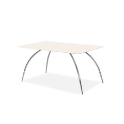 Conjunto Sala de Jantar Mesa Milleni 160x90cm Tampo Vidro com 6 Cadeiras Riana  - 7