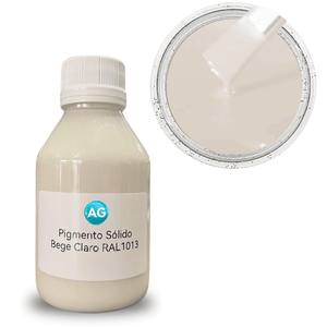 Cor Sólida Bege Claro Ag - Ral1013