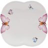 Jogo 6 Pratos Sobremesa Porcelana Borboletas 19cm Wolff - 1