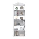 Ver imagem 7 de Kit 2 Estantes para Livros com 10 Nichos Arco Branco