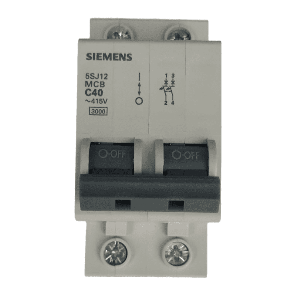 Disjuntor BifÁsico Bipolar Mini Din Curva C 5sj1 Siemens40a Madeiramadeira 4007