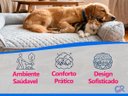 Ver imagem 5 de Colchão Pet Cachorro / Gato Pequeno Ortoboxpet Cinza (30x45x18) - Ortobom