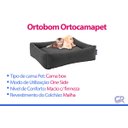 Ver imagem 2 de Colchão Pet Cachorro / Gato Pequeno Ortoboxpet Cinza (30x45x18) - Ortobom