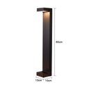 Ver imagem 2 de Luminária de Jardim Nordecor Elon 6490 60cm Led 5w Bivolt Preto 3000k Luz Amarela Preto 6490
