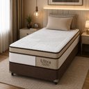 Ver imagem 5 de Colchão Solteirão Sr Life Ultra Molas Ensacadas Espuma D33 96x203x33cm Marrom