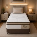 Ver imagem 3 de Colchão Solteirão Sr Life Ultra Molas Ensacadas Espuma D33 96x203x33cm Marrom