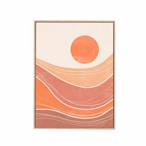 Quadro Decorativo de Canvas por do Sol 60 X 45 Cm - Mart