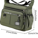 Ver imagem 2 de Bolsa Masculino Grande Capacidade de Ombro Mochila Resistente À Prova D'água Multi Bolsos
