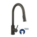 Ver imagem 5 de Torneira Misturador Monocomando de Mesa para Cozinha Bica Alta 1/2" Fonte Preto Addra