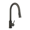 Ver imagem 1 de Torneira Misturador Monocomando de Mesa para Cozinha Bica Alta 1/2" Fonte Preto Addra