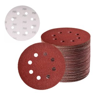 Elite - Kit 50 Discos Lixa Velcro Elite 125 X 22mm Grão 80