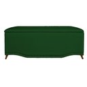 Ver imagem 1 de Calçadeira Recamier Baú Solteiro 90cm Greta Suede Verde - DS Estofados