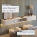 Ver imagem 6 de Nicho Union 180 cm 2 Gavetas com LED Off White Mavaular