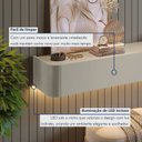 Ver imagem 5 de Nicho Union 180 cm 2 Gavetas com LED Off White Mavaular