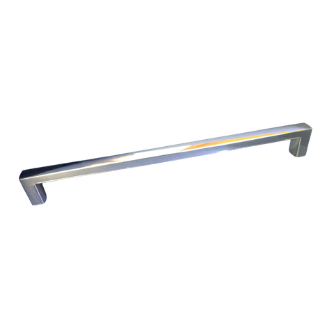 Puxador Gecele 288 Retangular Cromado 256mm com 2 Parafusos Móveis