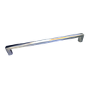 Ver imagem 1 de Puxador Gecele 288 Retangular Cromado 256mm com 2 Parafusos Móveis