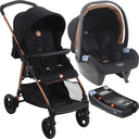 Ver imagem 1 de Carrinho de Bebe com Bebe Conforto e Base Burigotto Lui Cobre