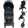 Carrinho de Bebe com Bebe Conforto e Base Burigotto Lui Cobre - 2