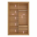 Ver imagem 3 de Closet Modulado Duplo 6 Gavetas Freijó MDF Amoudi Móveis