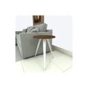Ver imagem 2 de Mesinha Lateral Sala Quarto de Canto Redonda B.m Fs