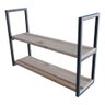 Prateleira Dupla Estilo Industrial 80x50x20cm - 1