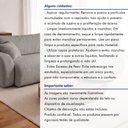 Ver imagem 4 de Sofá Retrátil 4 Lugares Linho Cinza 230cm Cancún