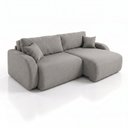 Ver imagem 2 de Sofá Cama Modular Orgânico Retrátil 4 Lugares 230cm Base Madeira Maciça Cancún