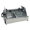 Fritadeira Elétrica Industrial 2 Cubas 10 Litros Inox-tampa - 2