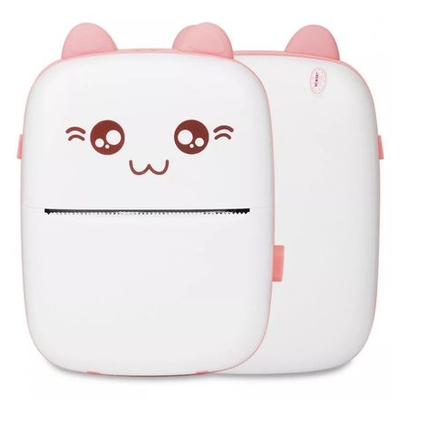 Mini Impressora Térmica Portátil Fofa sem Fio