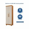 Armário Multiuso 2 Portas com Chave 100% Mdf Toronto Espresso Móveis - 7