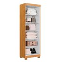 Ver imagem 6 de Armário Multiuso 2 Portas com Chave 100% MDF Toronto Yescasa Cinamomo/Off White
