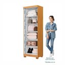 Ver imagem 5 de Armário Multiuso 2 Portas com Chave 100% MDF Toronto Yescasa Cinamomo/Off White