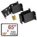 Ver imagem 2 de SUPORTE UNIVERSAL INCLINÁVEL ANTI FURTO TV 10" a 65" PRETO